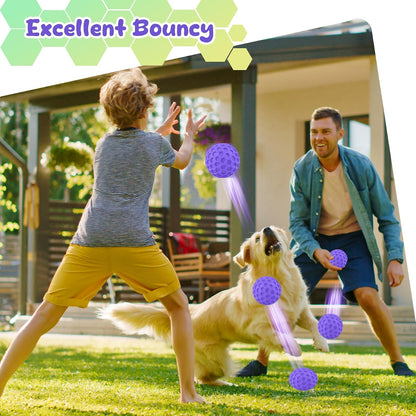 Tough Dog Chew Toys for Aggressive Chewers, Indestructible Dog Balls for Aggressive Chewers, Squeaky Balls for Dogs, Squeaky Toys for Large Dogs, Funny Heavy Duty Ball