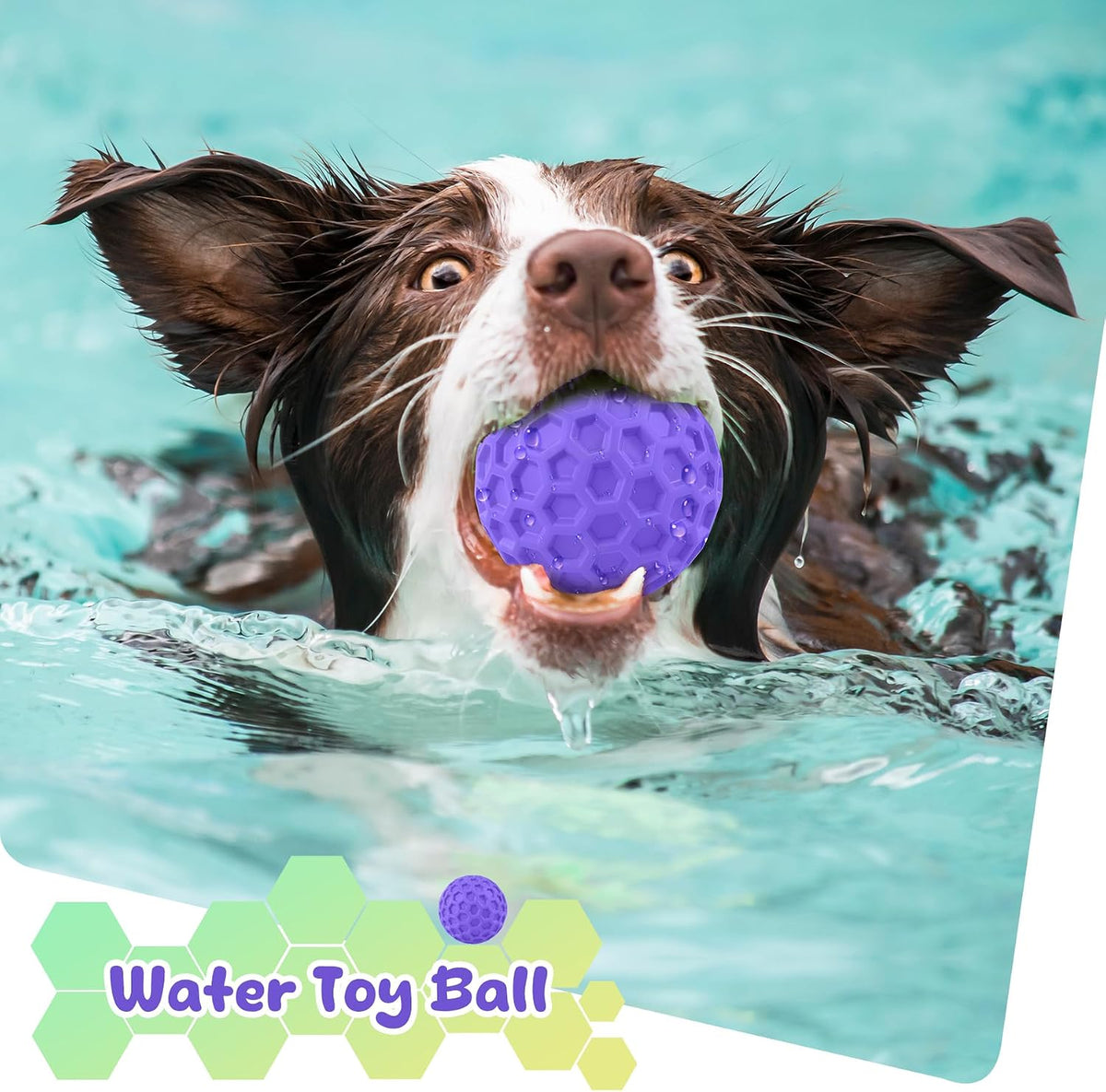 Tough Dog Chew Toys for Aggressive Chewers, Indestructible Dog Balls for Aggressive Chewers, Squeaky Balls for Dogs, Squeaky Toys for Large Dogs, Funny Heavy Duty Ball