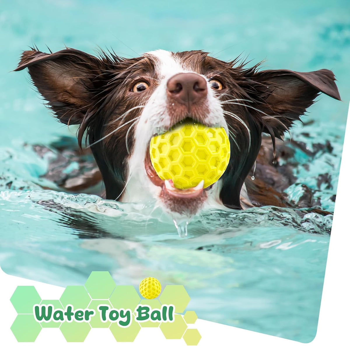 Tough Dog Chew Toys for Aggressive Chewers, Indestructible Dog Balls for Aggressive Chewers, Squeaky Balls for Dogs, Squeaky Toys for Large Dogs, Funny Heavy Duty Ball