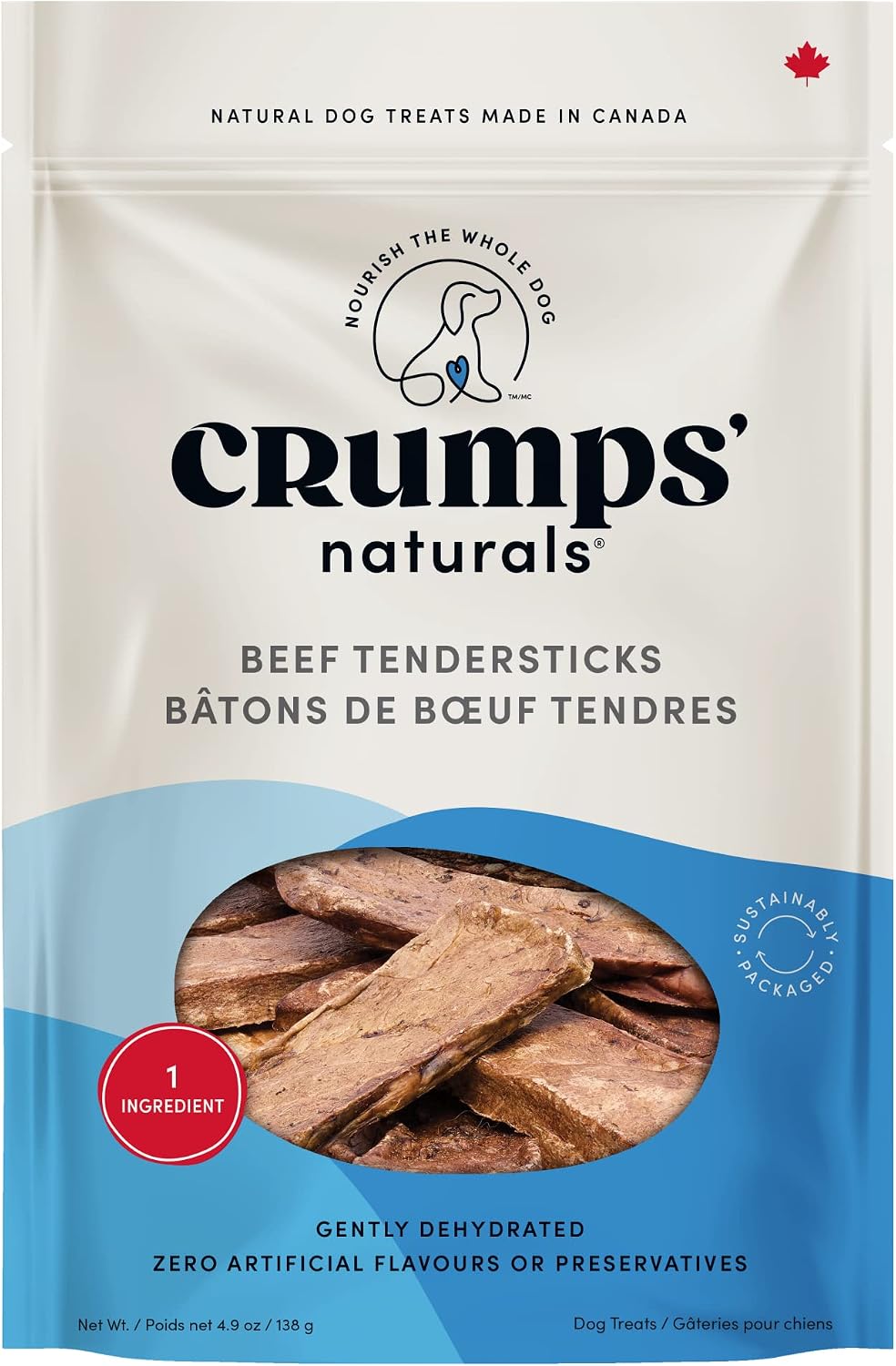 Beef Tendersticks 58g/2oz | High Protein Dog Treats | Baked Beef | Single Ingredient | Great for training