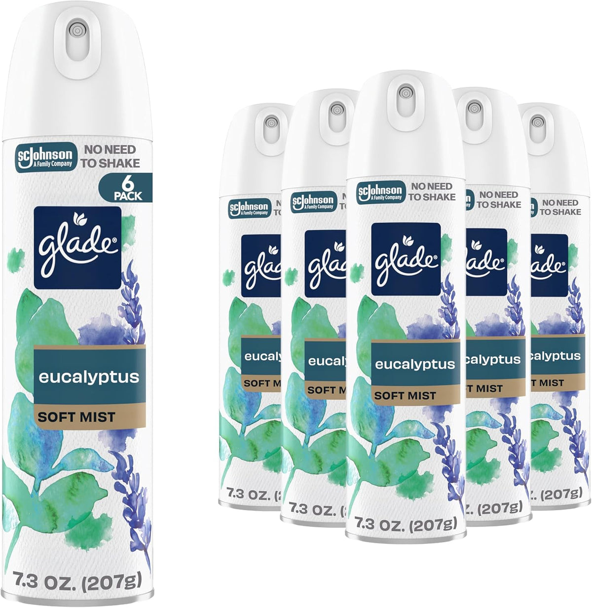 Air Freshener Room Spray, Pet Fresh Scent, Odor Fighting to Deliver Long Lasting Freshness, 7.3 Oz, 6 Count