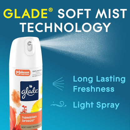 Air Freshener Room Spray, Pet Fresh Scent, Odor Fighting to Deliver Long Lasting Freshness, 7.3 Oz, 6 Count