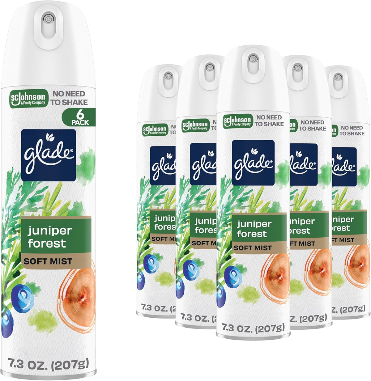 Air Freshener Room Spray, Pet Fresh Scent, Odor Fighting to Deliver Long Lasting Freshness, 7.3 Oz, 6 Count