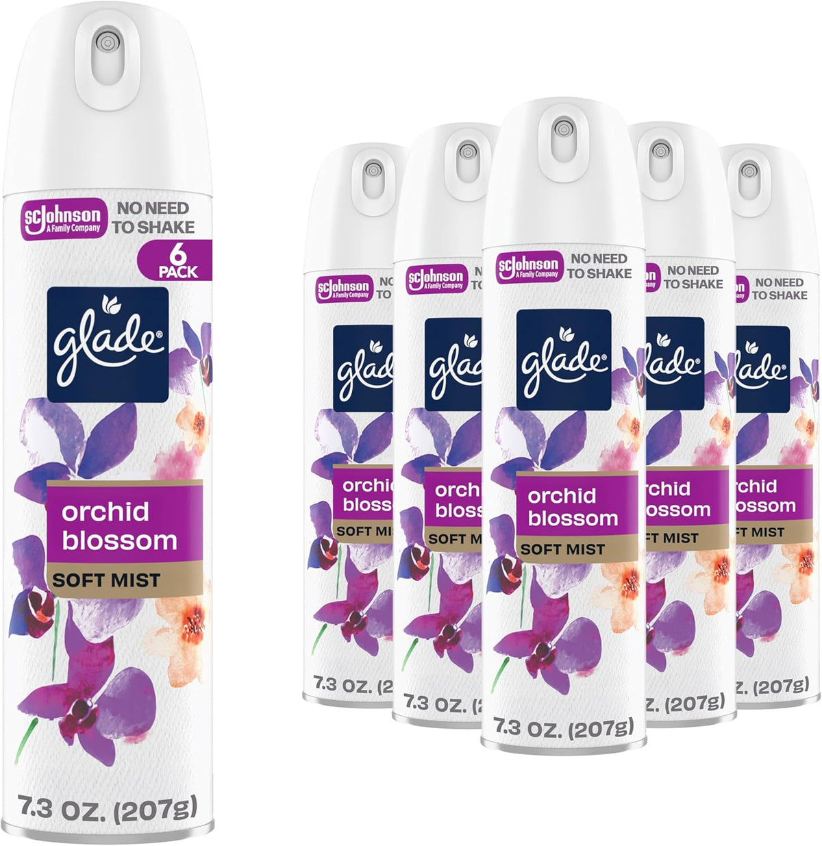 Air Freshener Room Spray, Pet Fresh Scent, Odor Fighting to Deliver Long Lasting Freshness, 7.3 Oz, 6 Count
