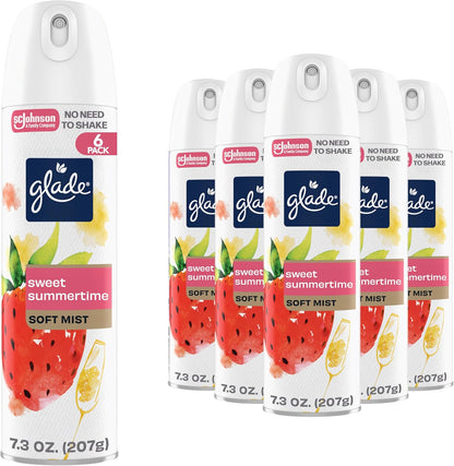 Air Freshener Room Spray, Pet Fresh Scent, Odor Fighting to Deliver Long Lasting Freshness, 7.3 Oz, 6 Count
