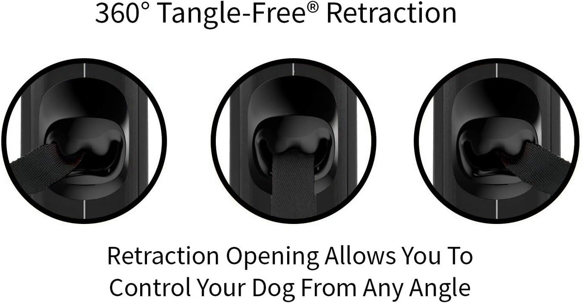 Original Retractable Dog Leash, 16 ft (Large, White)