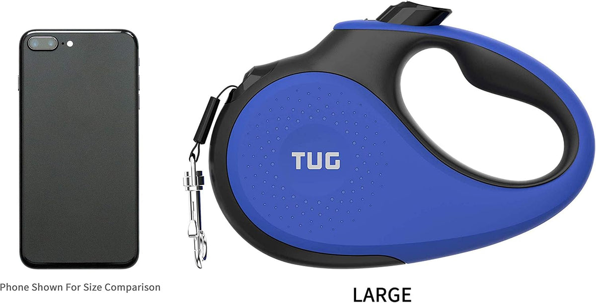 Original Retractable Dog Leash, 16 ft (Large, White)