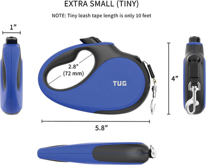 Original Retractable Dog Leash, 16 ft (Large, White)