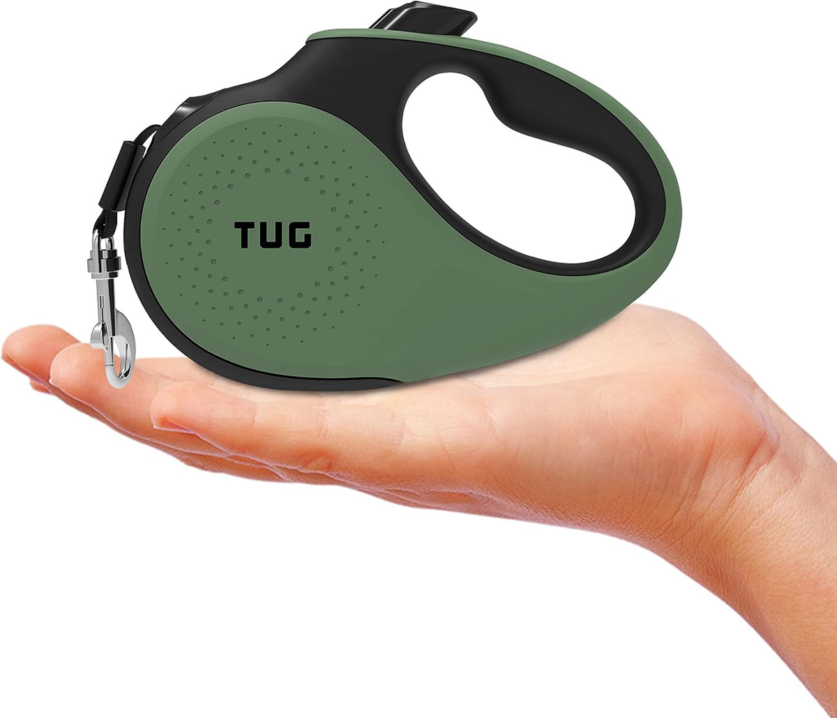 Original Retractable Dog Leash, 16 ft (Large, White)
