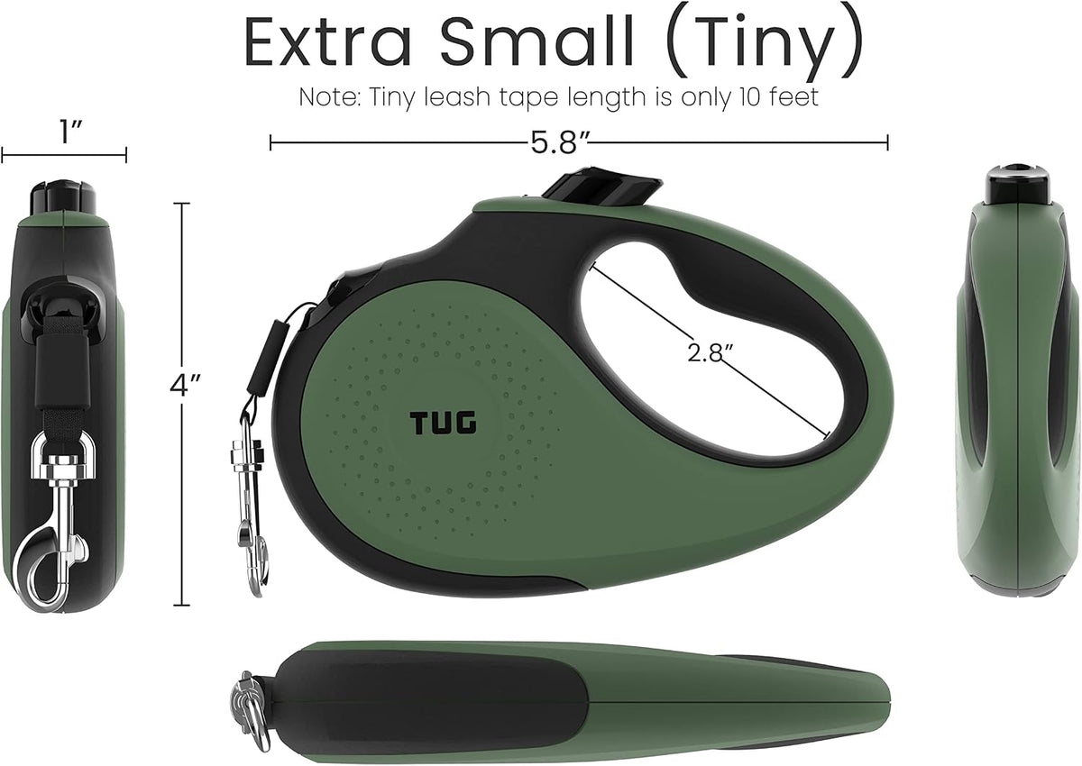 Original Retractable Dog Leash, 16 ft (Large, White)