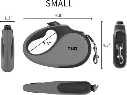 Original Retractable Dog Leash, 16 ft (Large, White)