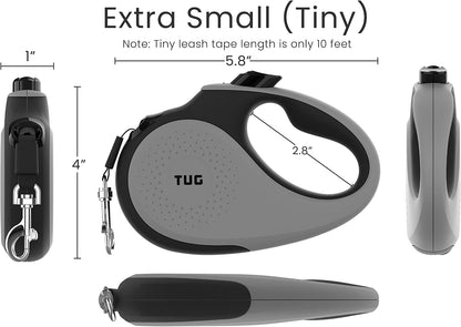 Original Retractable Dog Leash, 16 ft (Large, White)