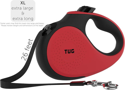 Original Retractable Dog Leash, 16 ft (Large, White)