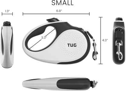 Original Retractable Dog Leash, 16 ft (Large, White)