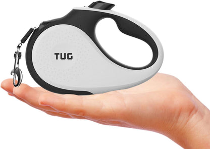 Original Retractable Dog Leash, 16 ft (Large, White)