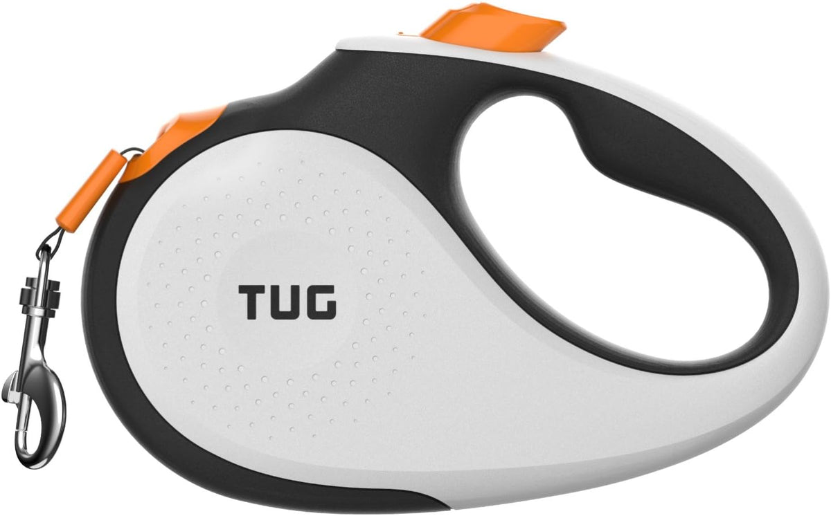Original Retractable Dog Leash, 16 ft (Large, White)
