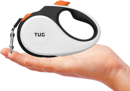 Original Retractable Dog Leash, 16 ft (Large, White)