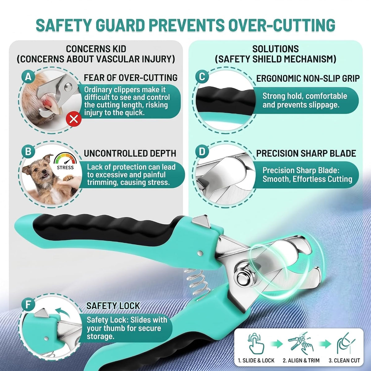 Self Cleaning Slicker Brush for Dog and Cat Shedding | Skin Friendly Deshedding Brush for Short or Long Haired Dogs & Cats, One-Click Retractable for Easy Cleaning Flying Hair