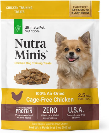 Nutra Minis Air-Dried Dog Training Treats, Beef