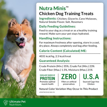 Nutra Minis Air-Dried Dog Training Treats, Beef