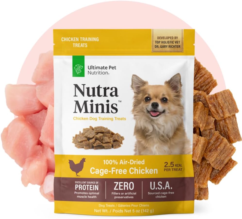Nutra Minis Air-Dried Dog Training Treats, Beef