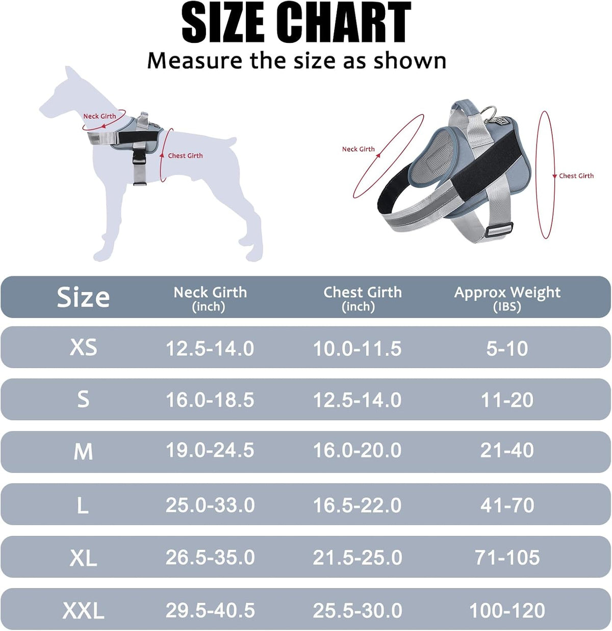 Dog Harness, No-Pull Reflective Dog Vest, Breathable Adjustable Pet Harness with Handle for Outdoor Walking - No More Pulling, Tugging or Choking (Blue, S)