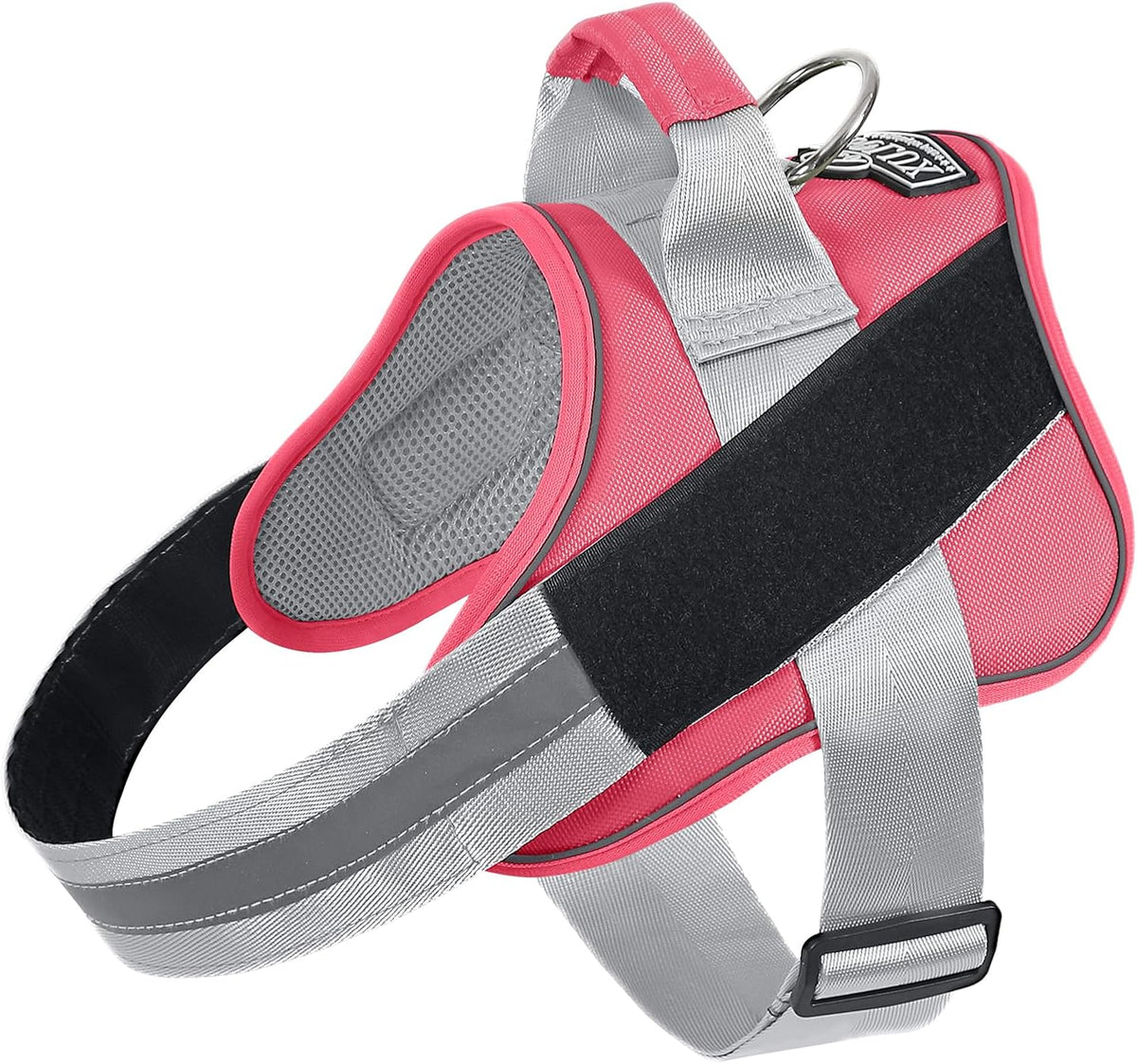 Dog Harness, No-Pull Reflective Dog Vest, Breathable Adjustable Pet Harness with Handle for Outdoor Walking - No More Pulling, Tugging or Choking (Blue, S)