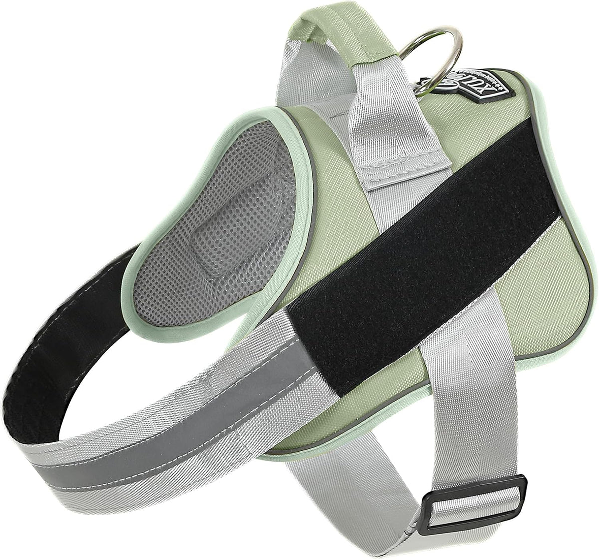 Dog Harness, No-Pull Reflective Dog Vest, Breathable Adjustable Pet Harness with Handle for Outdoor Walking - No More Pulling, Tugging or Choking (Blue, S)