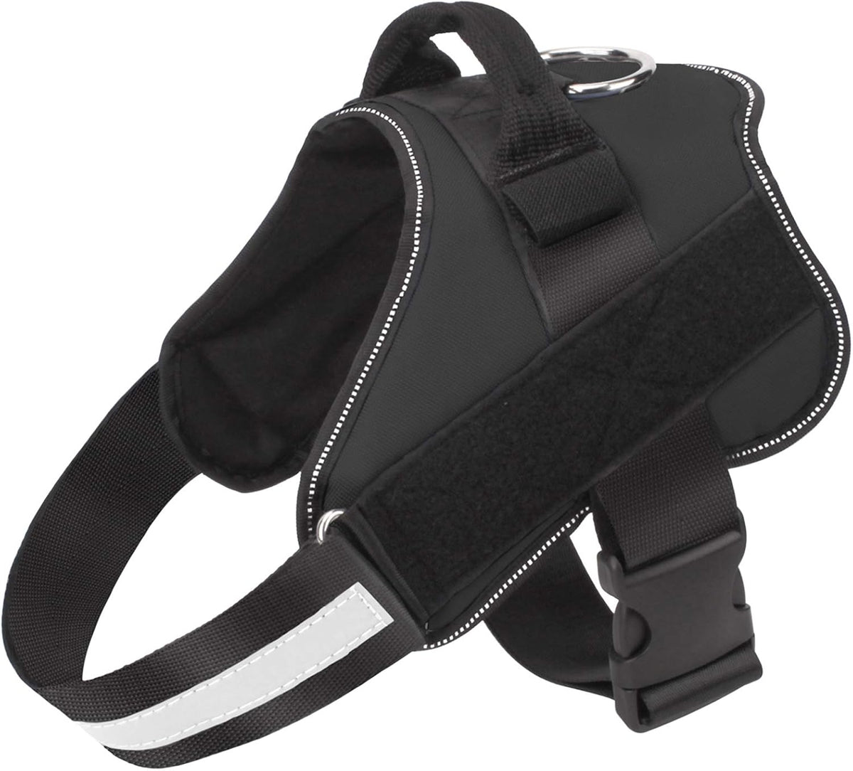 Dog Harness, No-Pull Reflective Dog Vest, Breathable Adjustable Pet Harness with Handle for Outdoor Walking - No More Pulling, Tugging or Choking (Blue, S)