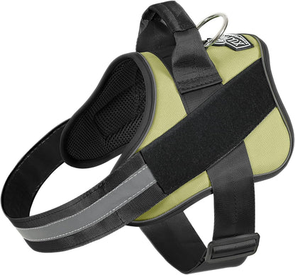 Dog Harness, No-Pull Reflective Dog Vest, Breathable Adjustable Pet Harness with Handle for Outdoor Walking - No More Pulling, Tugging or Choking (Blue, S)