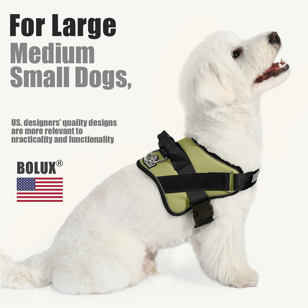 Dog Harness, No-Pull Reflective Dog Vest, Breathable Adjustable Pet Harness with Handle for Outdoor Walking - No More Pulling, Tugging or Choking (Blue, S)