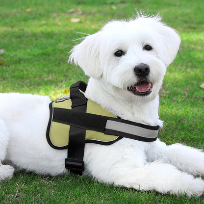 Dog Harness, No-Pull Reflective Dog Vest, Breathable Adjustable Pet Harness with Handle for Outdoor Walking - No More Pulling, Tugging or Choking (Blue, S)