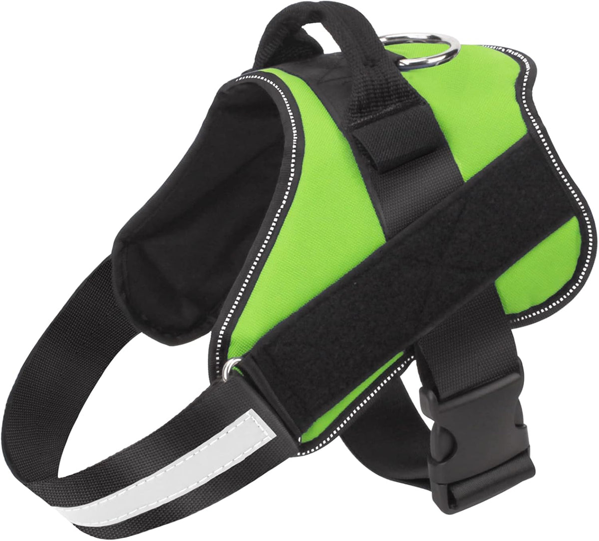 Dog Harness, No-Pull Reflective Dog Vest, Breathable Adjustable Pet Harness with Handle for Outdoor Walking - No More Pulling, Tugging or Choking (Blue, S)