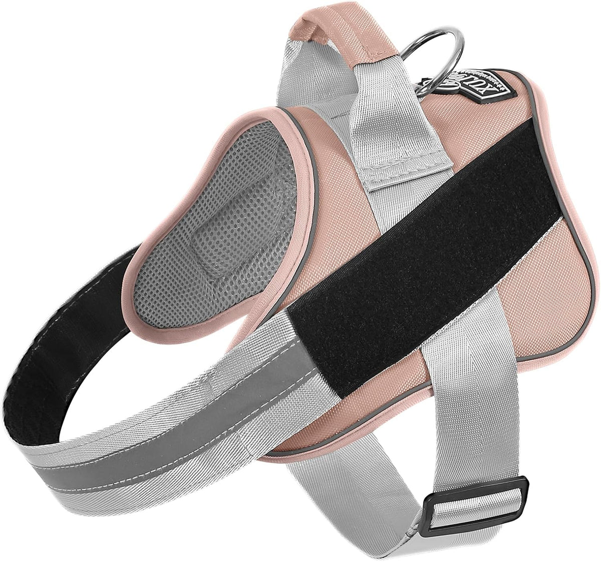 Dog Harness, No-Pull Reflective Dog Vest, Breathable Adjustable Pet Harness with Handle for Outdoor Walking - No More Pulling, Tugging or Choking (Blue, S)