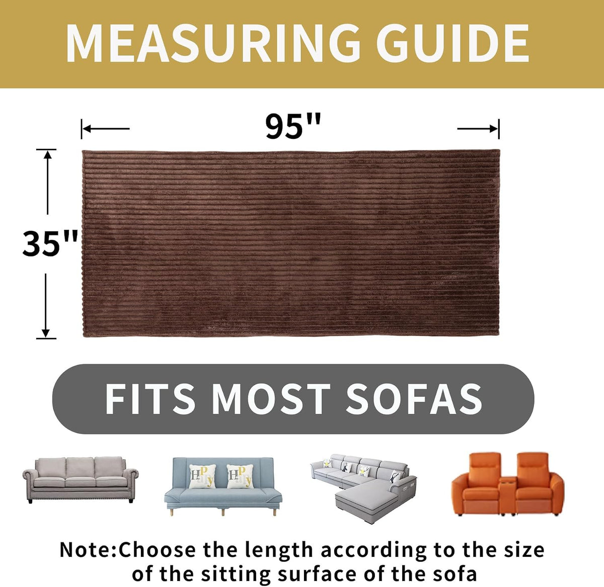 Waterproof Couch Cover for Dogs Washable,Faux Fur Pet Couch Covers for Sofa,Soft Dog Bed Cover Non-Slip Couch Covers for 3 Cushion Couch Sofa Pet Friendly (Off White, 35" x 82")