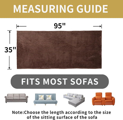 Waterproof Couch Cover for Dogs Washable,Faux Fur Pet Couch Covers for Sofa,Soft Dog Bed Cover Non-Slip Couch Covers for 3 Cushion Couch Sofa Pet Friendly (Off White, 35" x 82")
