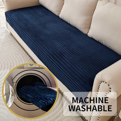 Waterproof Couch Cover for Dogs Washable,Faux Fur Pet Couch Covers for Sofa,Soft Dog Bed Cover Non-Slip Couch Covers for 3 Cushion Couch Sofa Pet Friendly (Off White, 35" x 82")