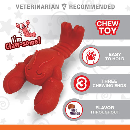 Lobster Power Chew Toy for Dogs, Dog Toys for Aggressive Chewers