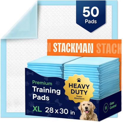 Puppy Pads Pet Pee Pads for Dogs & Puppy Training - 100 Count - Potty Pads for Dogs 22" x 22" Leak-Proof Dog Pee Pads - Quick-Dry Surface - Heavy Duty Absorbent Disposable Dog Wee Pad Bulk Pack