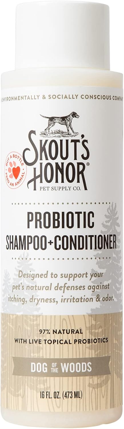 Probiotic Dog Shampoo and Conditioner - DOTW, 16 oz