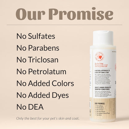Probiotic Dog Shampoo and Conditioner - DOTW, 16 oz