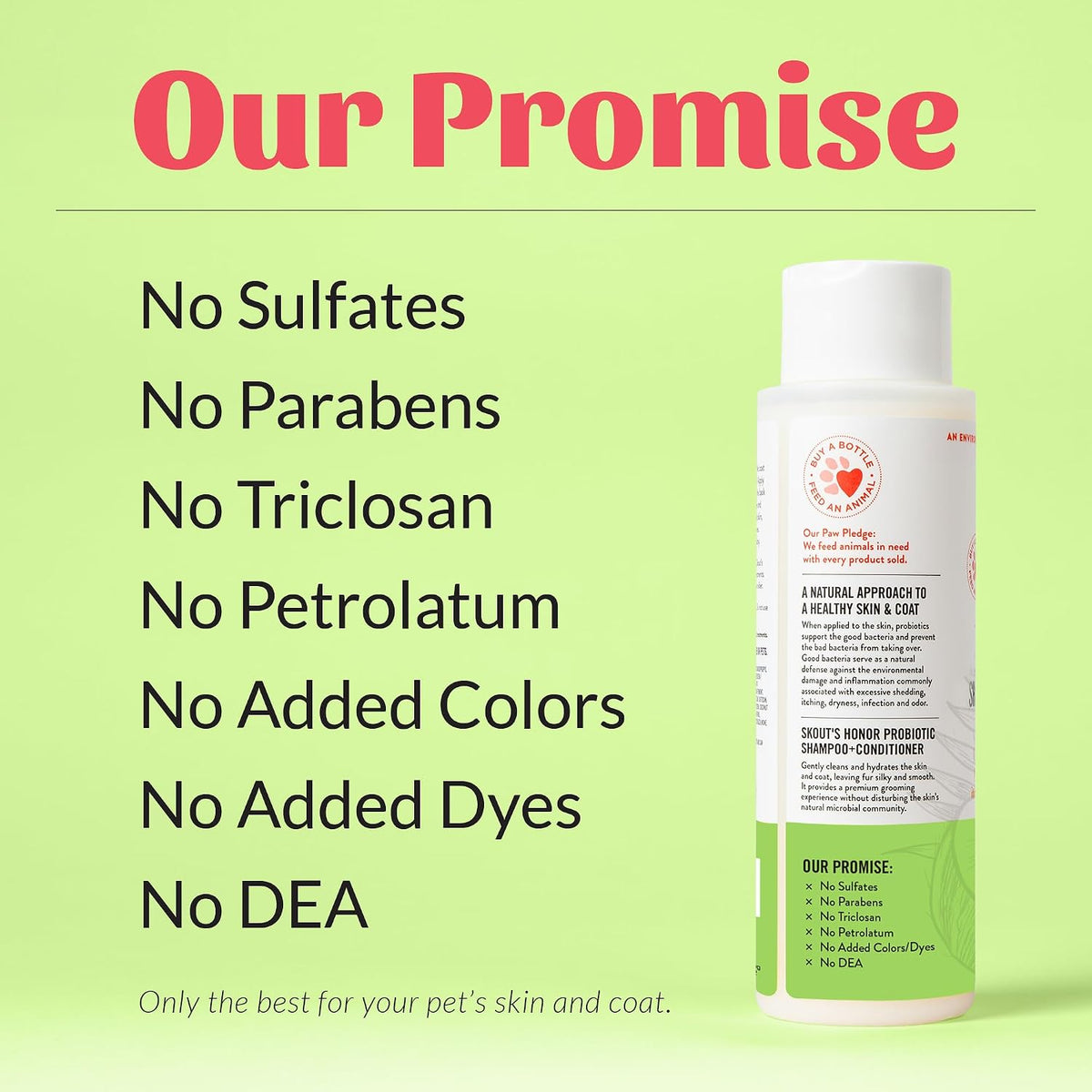 Probiotic Dog Shampoo and Conditioner - DOTW, 16 oz