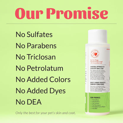 Probiotic Dog Shampoo and Conditioner - DOTW, 16 oz