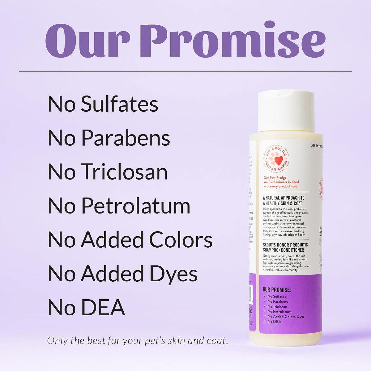 Probiotic Dog Shampoo and Conditioner - DOTW, 16 oz