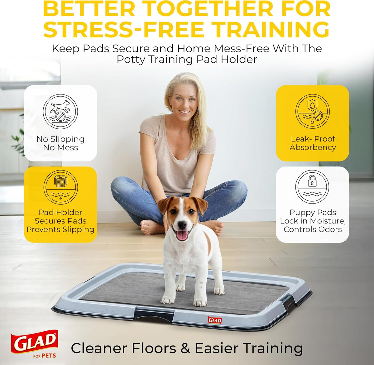 Glad for Pets XL Charcoal Training Pads for Dogs and Puppies, 30 Count