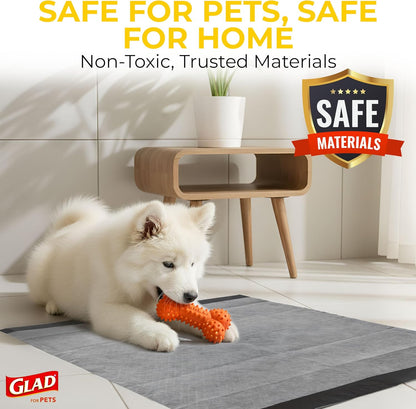 Glad for Pets XL Charcoal Training Pads for Dogs and Puppies, 30 Count