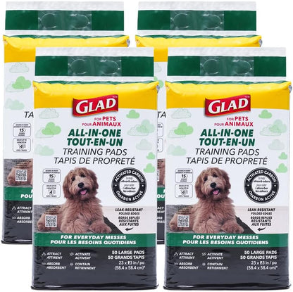 Glad for Pets XL Charcoal Training Pads for Dogs and Puppies, 30 Count