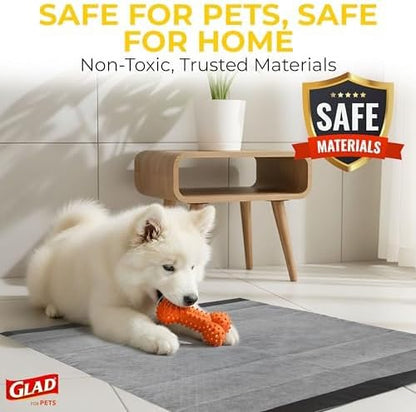 Glad for Pets XL Charcoal Training Pads for Dogs and Puppies, 30 Count