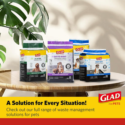 Glad for Pets XL Charcoal Training Pads for Dogs and Puppies, 30 Count