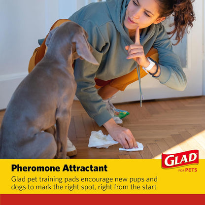 Glad for Pets Giant Activated Carbon Training Pads, 30 x 36 In, 24 Count